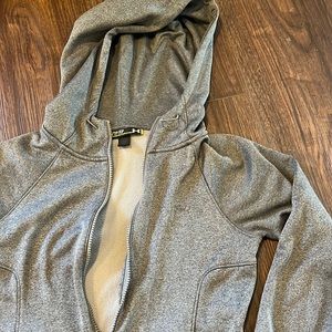 Gray Under Armour zip up